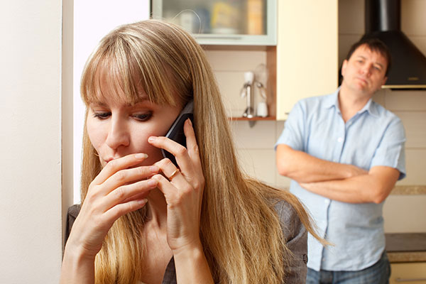 impact of infidelity on divorce wife secret phonecall